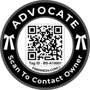 business sticker Advocate